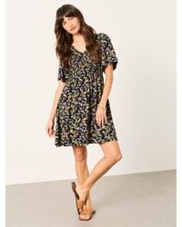 FatFace - Fatface Emma Floral Jersey Dress - Lyst