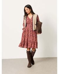 FatFace - Eden Jacquard Mini Dress - Lyst