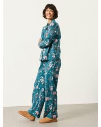 FatFace - V & A Scalloped Magic Garden Trouser And Shirt Pyjama Set - Lyst