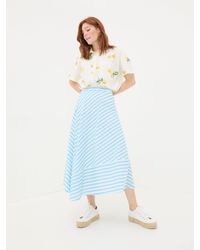 FatFace - Fatface Judes Robyn Striped Midi Skirt - Lyst