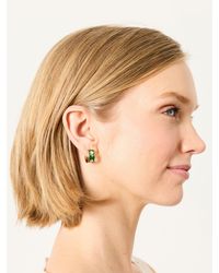 FatFace - Fatface Enamel Floral Hoop Earrings - Lyst