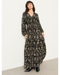 FatFace - Fatface Eden Jacquard Maxi Dress - Lyst