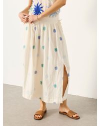 FatFace - Fatface Kit Embroidered Midi Skirt - Lyst