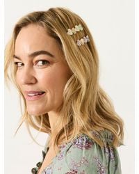 FatFace - 2 Pack Heart Hair Slides - Lyst