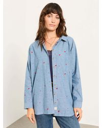 FatFace - Petite Bessie Embroidered Check Shirt - Lyst