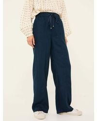 FatFace - Iva Wide Leg Linen Trousers - Lyst
