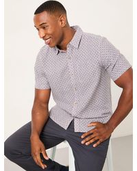 FatFace - Fatface Short Sleeve Woodblock Print Shirt - Lyst