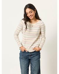 FatFace - Breton Long Sleeve Stripe T-Shirt - Lyst