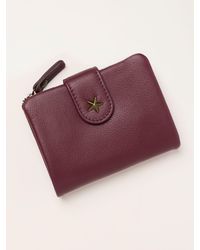 FatFace - Star Detail Leather Purse - Lyst