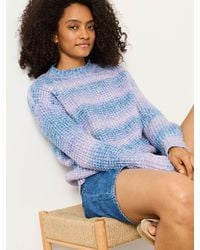 FatFace - Carolina Knitted Ombre Textured Crew Neck Jumper - Lyst