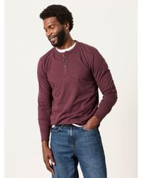 FatFace - Woodside Long Sleeve Henley Top - Lyst