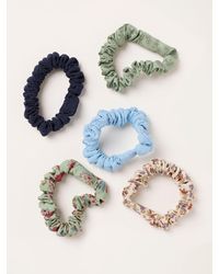 FatFace - Fatface 5 Pack Multi Floral Satin Scrunchies - Lyst