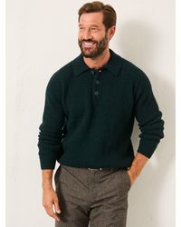 FatFace - Sennen Knitted Half Neck Jumper - Lyst