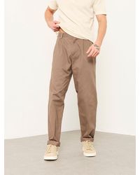 FatFace - Straight Fit Pleat Front Twill Chinos - Lyst