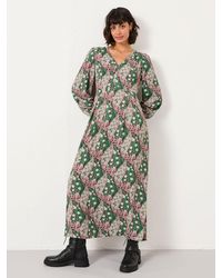 FatFace - Regular Japanese Rose Midi Dress - Lyst