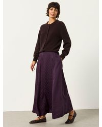 FatFace - Sadie Polka Dot Midi Skirt - Lyst