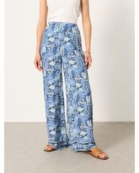 FatFace - Ines Wide Leg Trousers - Lyst