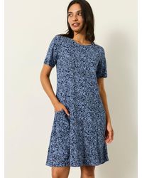 FatFace - Simone Petite Floral Jersey Dress - Lyst