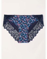 FatFace - Midnight Floral Brazilian Knickers - Lyst