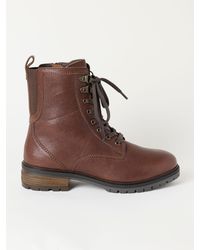 FatFace - Fatface Marlow Chocolate Regular Fit Leather Wide Fit Ankle Boots - Lyst