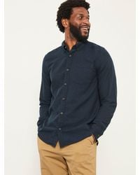 FatFace - Oxlow Long Sleeve Plain Shirt - Lyst