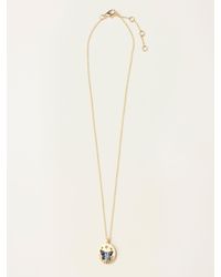 FatFace - Fatface Tone Butterfly Necklace - Lyst