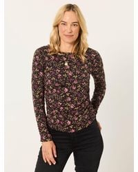 FatFace - Ruby Ruched Long Sleeve Top - Lyst