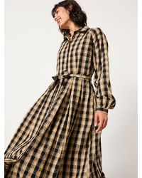 FatFace - Fatface Ally Regular Check Shirt Dress - Lyst