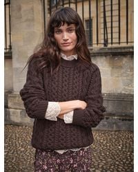 FatFace - Bryony Knitted Cable Jumper - Lyst