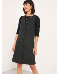 FatFace - Fatface Binny Regular Tweed Pinny Mini Dress - Lyst