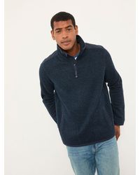 FatFace - Haxby Half Zip Sweat - Lyst
