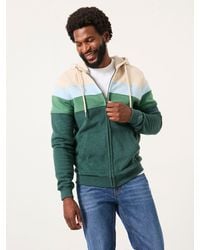 FatFace - Brooke Cut And Sew Zip Through Hoodie - Lyst