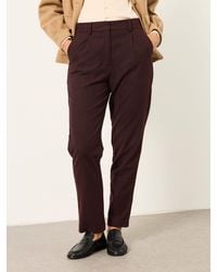 FatFace - Fatface Willow Plum Herringbone Trousers - Lyst