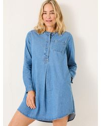 FatFace - Aida 100% Cotton Cord Tunic Dress - Lyst