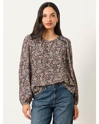FatFace - Fatface Sofia Meadow Floral Petite Embroidered Blouse - Lyst