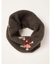 FatFace - Floral Embroidered Snood - Lyst