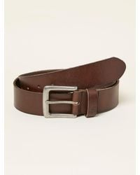 FatFace - Plain Leather Belt - Lyst