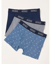 FatFace - Fatface 3 Pack Seagull Boxers - Lyst