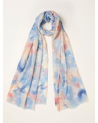 FatFace - Fatface Abstract Foil Printed Lightweight Scarf - Lyst