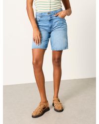 FatFace - Fatface Isabelle Bermuda Denim Shorts - Lyst