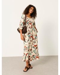 FatFace - Adele Midi Dress - Lyst