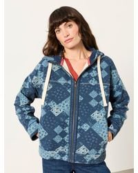 FatFace - Airlie Zip Through Hoodie - Lyst