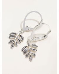 FatFace - Fatface Tone Leaf Drop Earrings - Lyst
