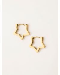 FatFace - Fatface Waterproof Star Hoops - Lyst