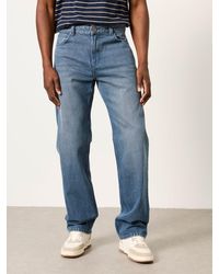 FatFace - Fatface Mid Relaxed Straight Fit Jeans - Lyst