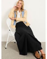 FatFace - Fatface Harper 100% Cotton Pleated Maxi Skirt - Lyst