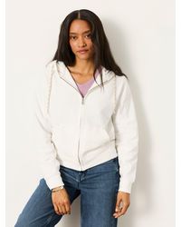 FatFace - Fatface Flora Zip Through Hoodie - Lyst