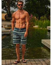FatFace - Fatface Camber Stripe Swim Shorts - Lyst