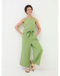 FatFace - Liz Linen Jumpsuit - Lyst