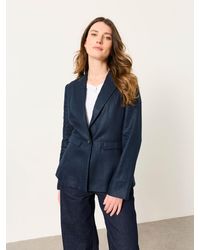 FatFace - Lyla Petite Linen Blazer - Lyst